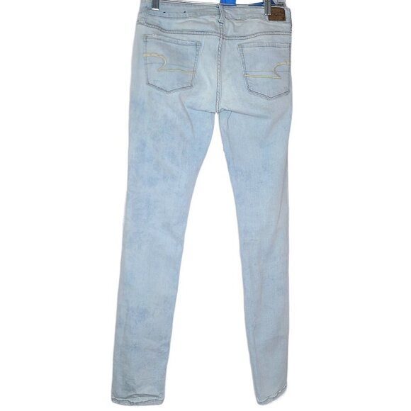 American Eagle Distressed Stretch Skinny Jeans - Picture 2 of 6